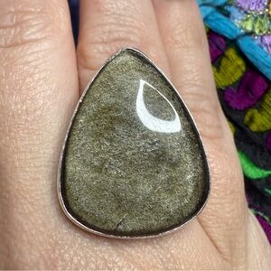 Obsidian Sheen Ring 8